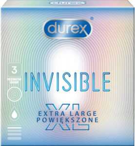 Durex Invisible – XL kondómy (3 ks)