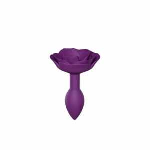 Love To Love Open Rose Butt Plug Size S Purple